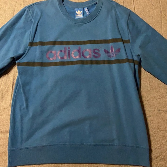 adidas Other - Adidas blue crew neck sweater. Size XL
